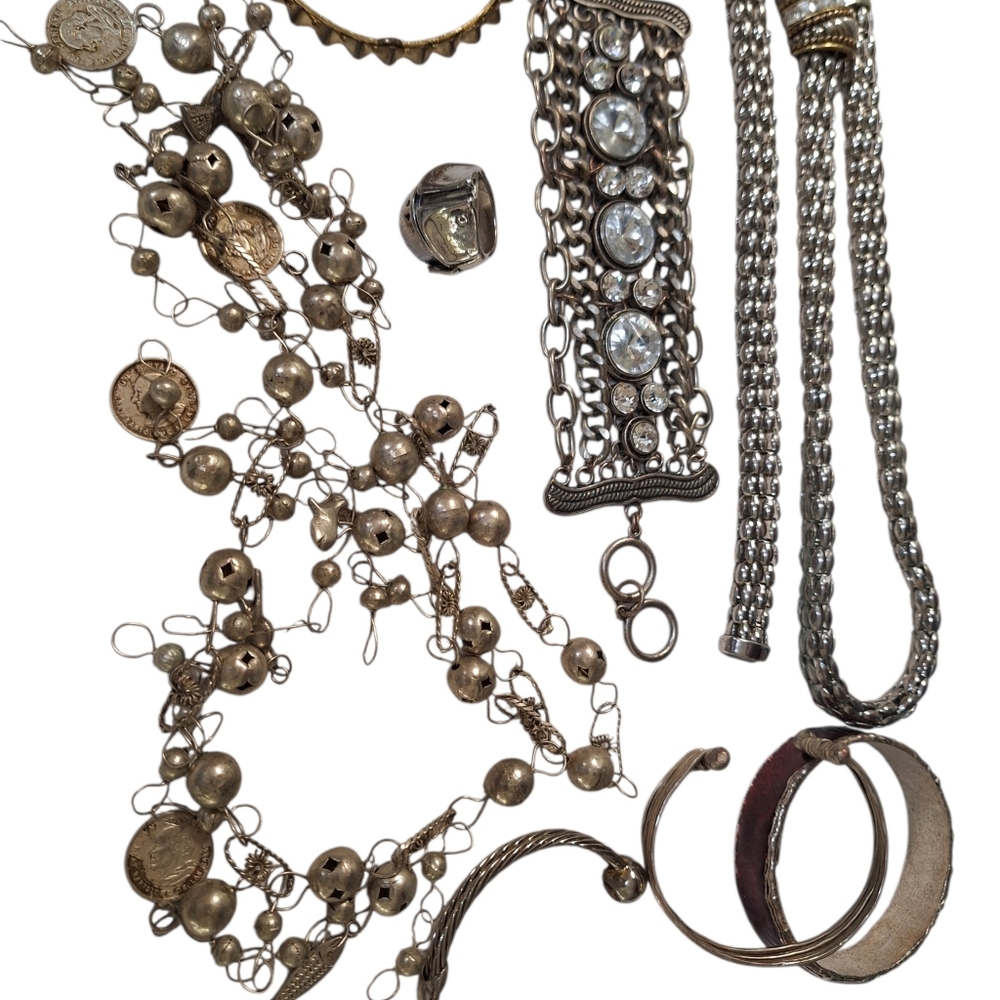 Edgy Statement Necklaces Bracelets Ring Bundle Brutalist Collectible Star WARS 9